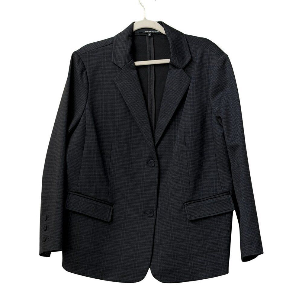 NEW Amanda & Chelsea Micro Houndstooth Plaid Pattern Blazer Sz. 1X